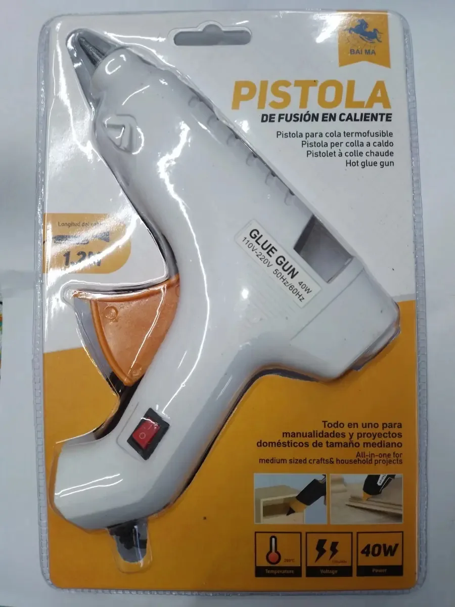 Pistola elétrica de silicone 40w - 11mm