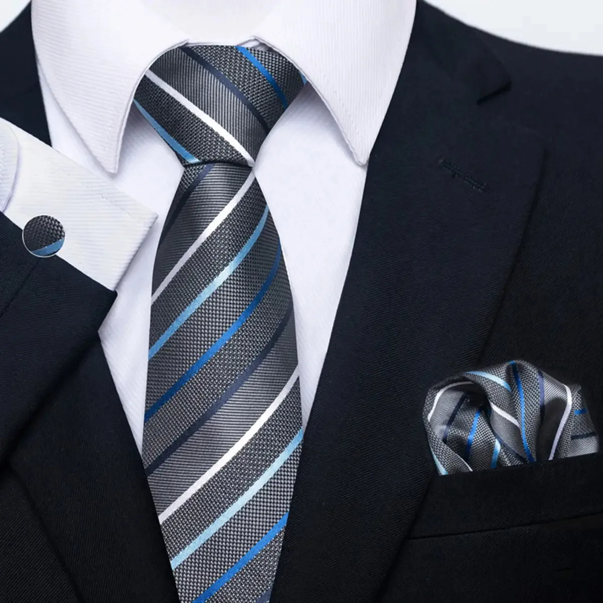 Conjunto De Gravata Importada Corsage Masculino Gravata De Cetim Gravata Ziper Gravatas Premium Gravata Masculina Slim Estilo 4