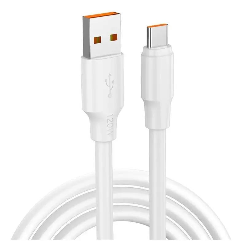 Hubs USB: pacote de 3 cabos tipo C de carregamento super rápido de 120 W