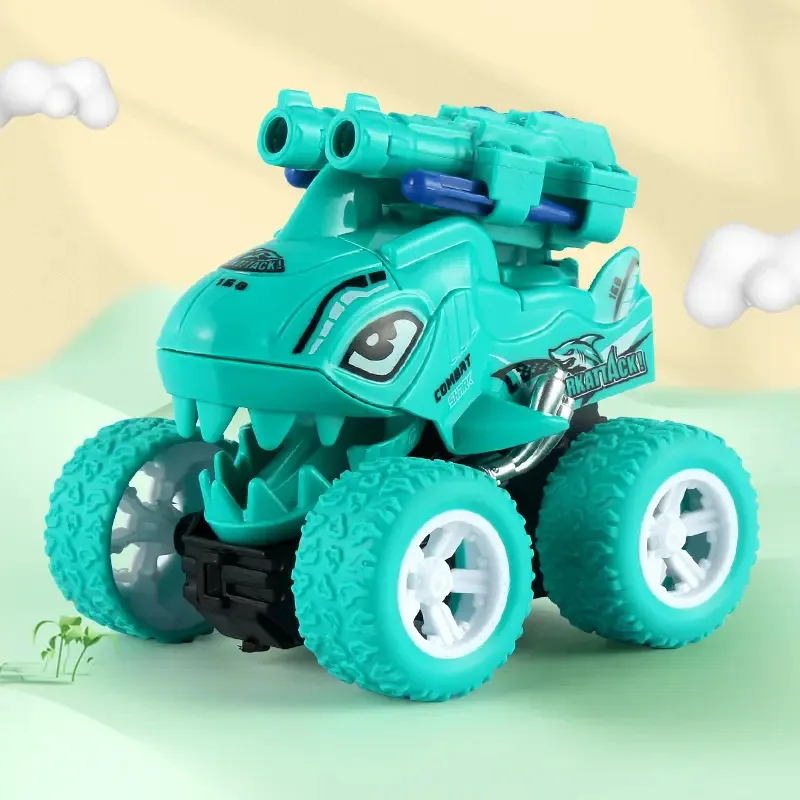 Carro de tubarão de brinquedo verde
