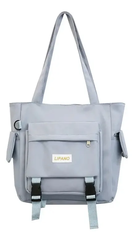 Bolsas, bolsa de tecido, bolsas de ombro femininas, tiracolo, cor azul, aço