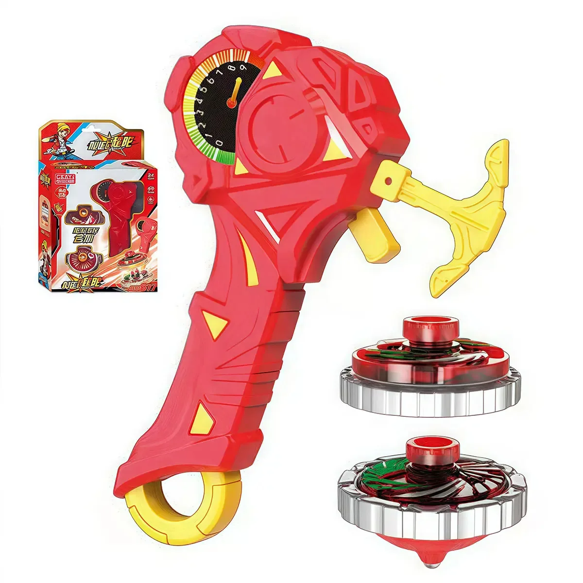 Brinquedo combinado luminoso de liga vermelha