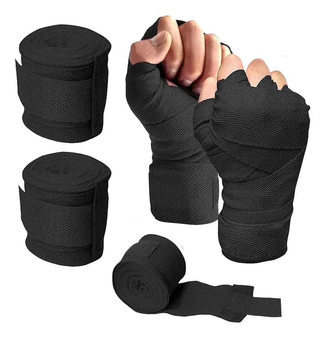 Bandagens de boxe semielásticas de 5 m 2 peças