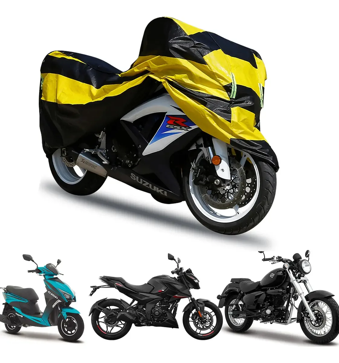 Capa impermeável para motocicleta à prova de poeira e chuva