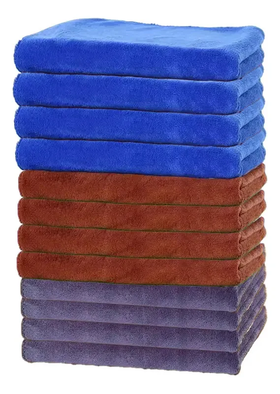 12 peças de toalhas Toalhas de mão de microfibra por atacado 30x30cm