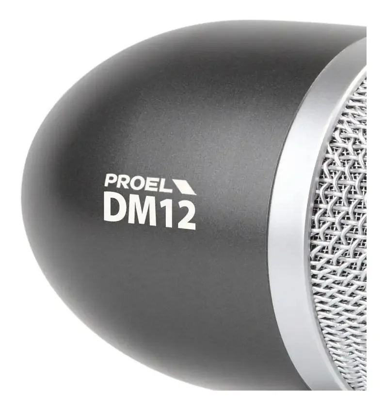 Microfone Proel Dm12 Bombo Bajo Tuba Dinámico Microfone