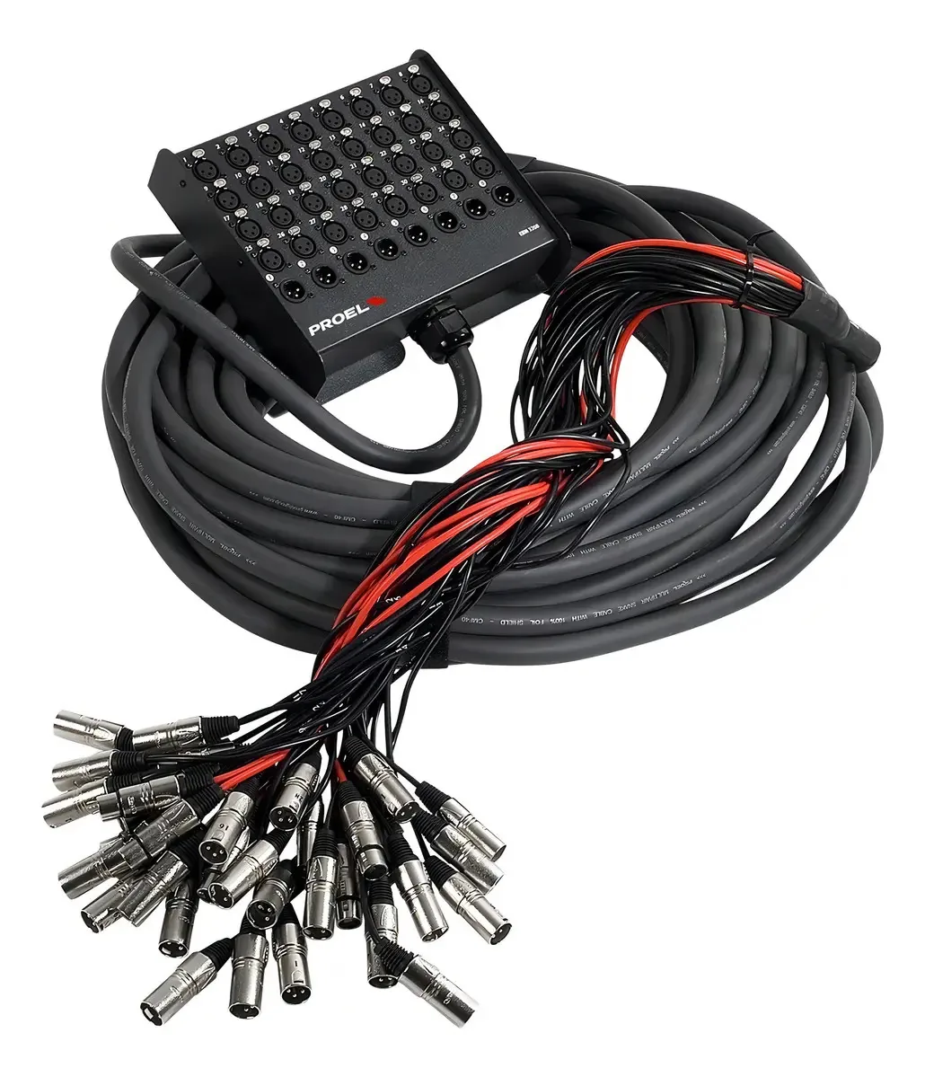 Proel 32x8 Snake Víbora 32 Entradas, 8 Saídas 30 Mts