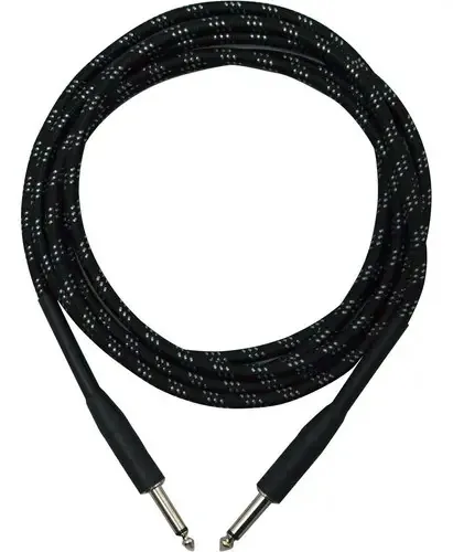 Proel Brv100lu3bw Cable Guitarra Baixo Instrumento Têxtil 3 M