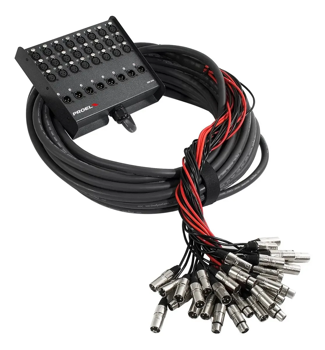 Proel EBN2408LU50 Snake Vibora 50 Mts 32 Ch 24 entradas Xlr