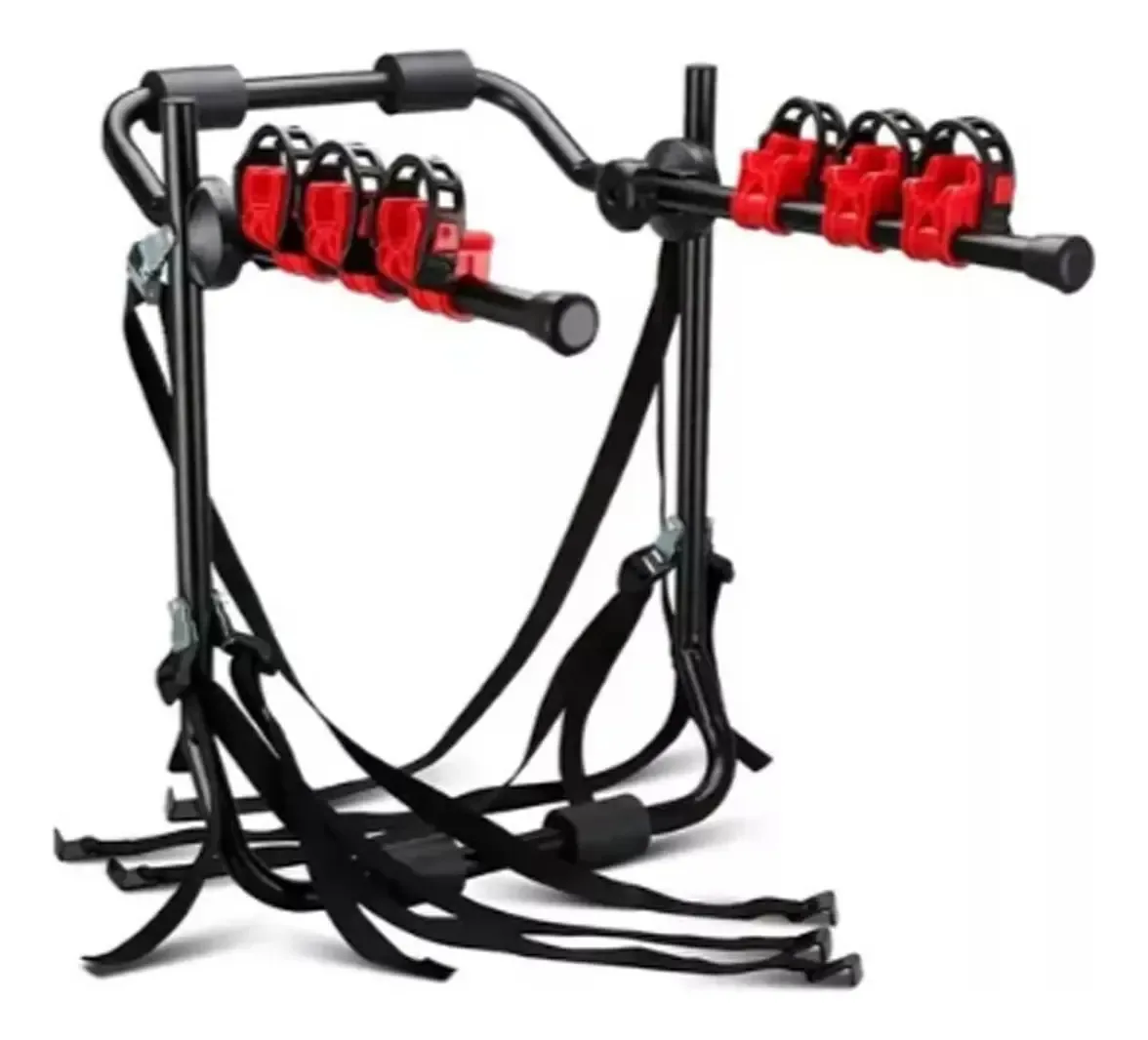 Suporte para bicicletas Hogojua Car — comporta 3 bicicletas, resistente, fácil de instalar, compatível com a maioria dos veículos