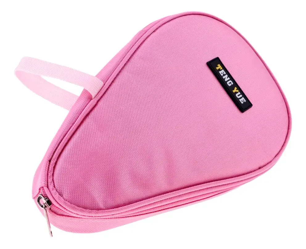 Yiju Bolsa Impermeável para Raquete de Tênis Paddle Bat Estojo de Armazenamento com Zíper, Rosa, Conforme Descrito