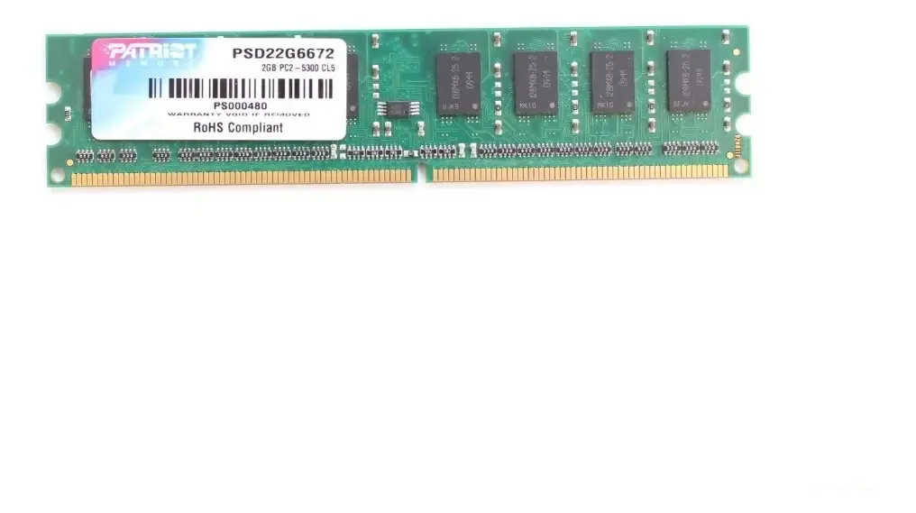 Memoria Ram 2gb Ddr2 667mhz Cl5 Patriot Psd22g6672