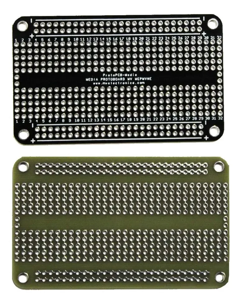 Placa de protoplaca média estanhada de 5 peças, placa de protoplaca perfurada com 428 pontos, placa de pão