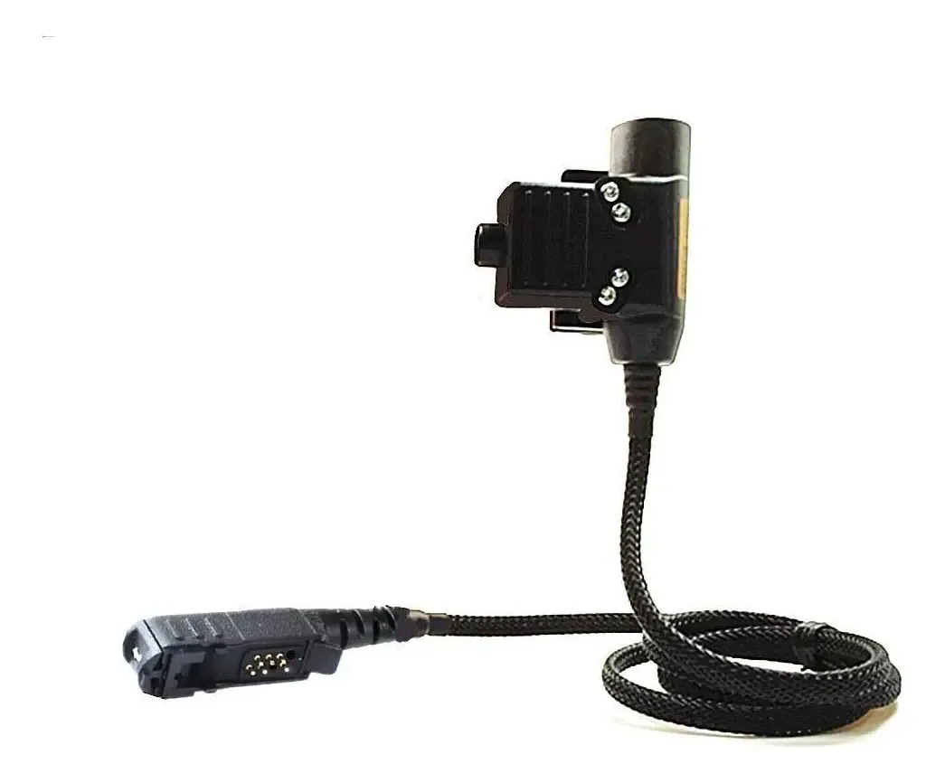 Sistema Ptt U94 Armorwerx Para Peltor Comtac/msa Sordin Compatível Com Rádio Motorola Xir P6600 (militar/nato-us/cabeamento Peltor)