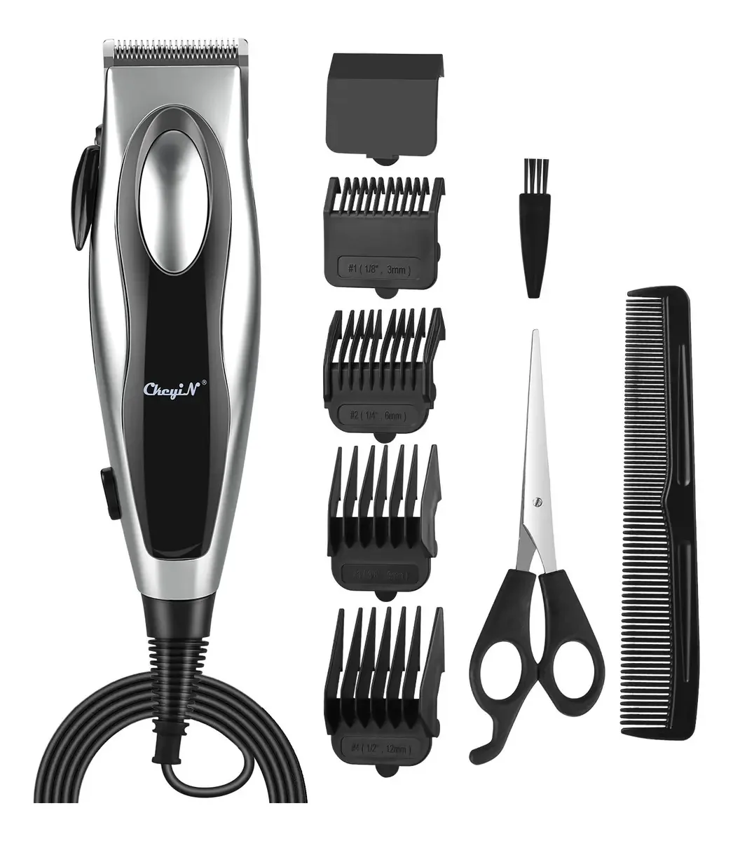 Máquina de cortar cabelo Kit profissional de máquina de cortar cabelo