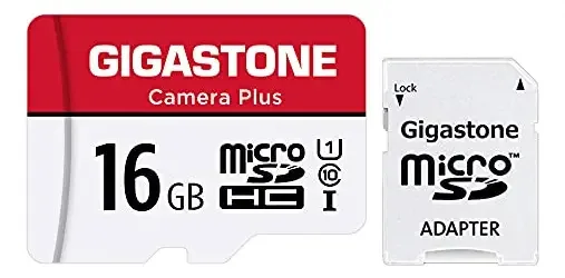 Gigastone Câmera Plus Full HD, Cartão Micro SD 16GB