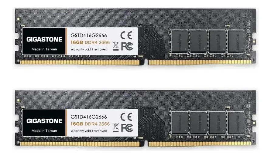 Memórias Ram Gigastone Desktop Ram 32gb 2x16gb Ddr4 32gb