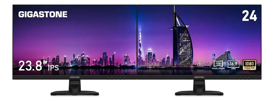 Monitor Gigastone 24" 75 Hz IPS LED.