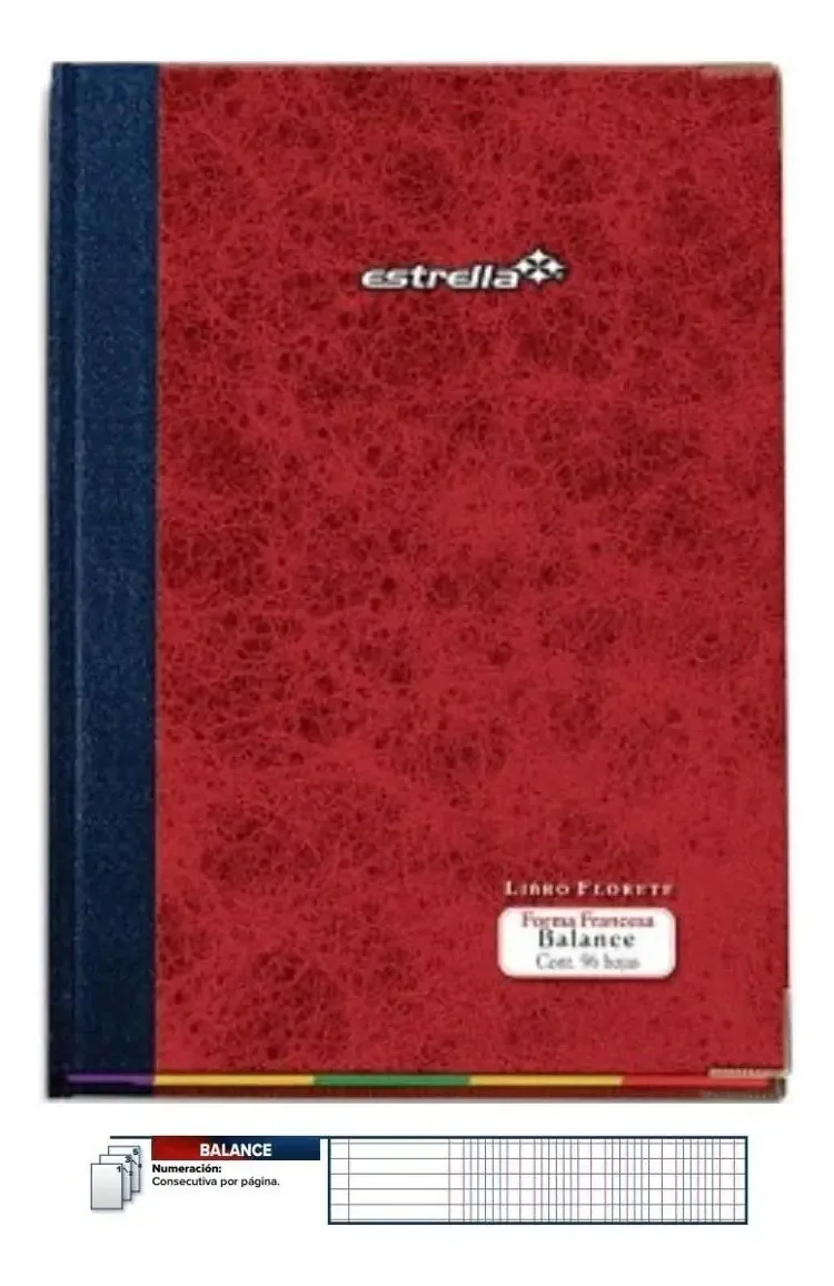 Livro Star Balance French Shape Florette com 96 folhas. /psa Computadores e artigos de papelaria