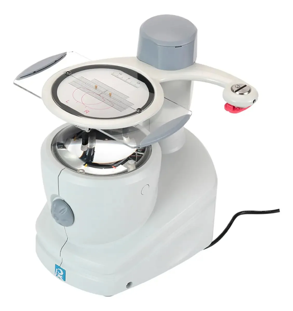 Khzkhc Localizador de Centro de Lentes de Óculos, Máquina de Centralização de Lentes Ópticas com LED para Optometria, Equipamentos e Instrumentos Ópticos
