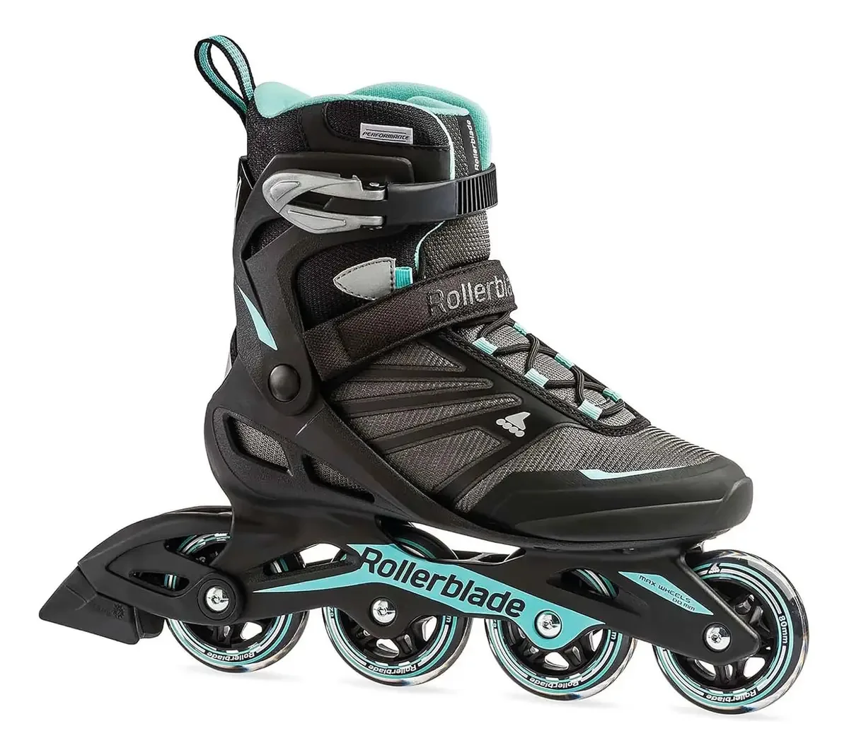 Patins Inline Zetrablade W Rodas 80mm 82a Rollerblade Cor Ciano Tamanho Dos Patins 38