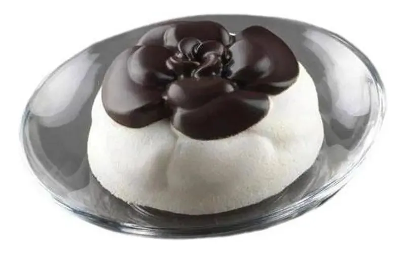 Forma 6 Moldes De Silicone Camelie Confeitaria Silikomart