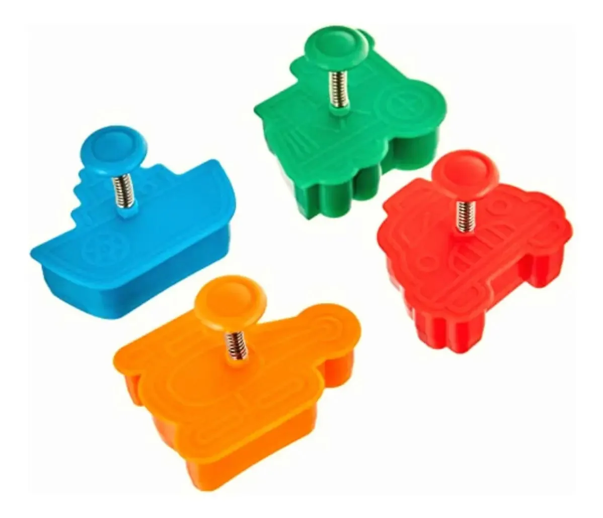 Mini cortadores de figo Silikomart, 5x5x2 cm, 4 peças
