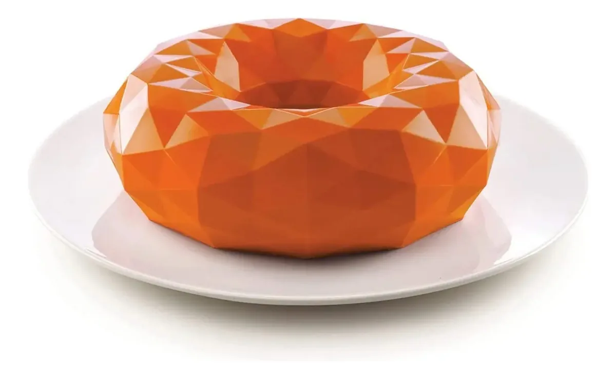 Molde de silicone para confeitaria e pastelaria, bolo Gioia Silikomart®, cor branca