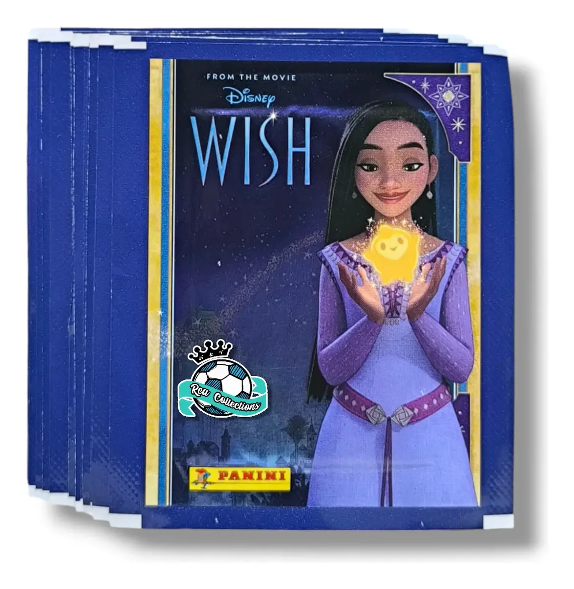 25 envelopes de álbuns da Wish Disney (125 impressões) Panini 2023