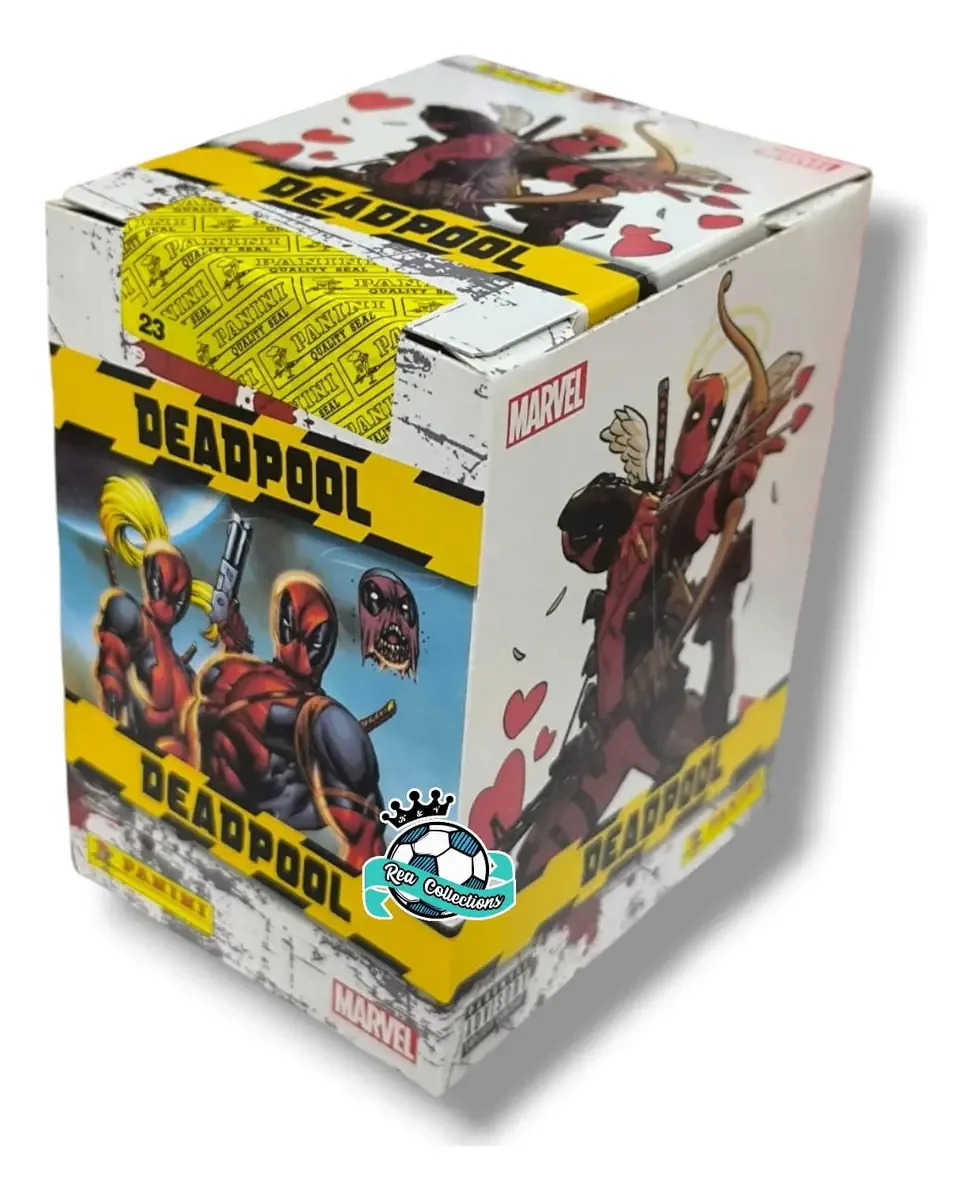 50 envelopes de álbuns do Deadpool (impressões de cartões) Panini 2025