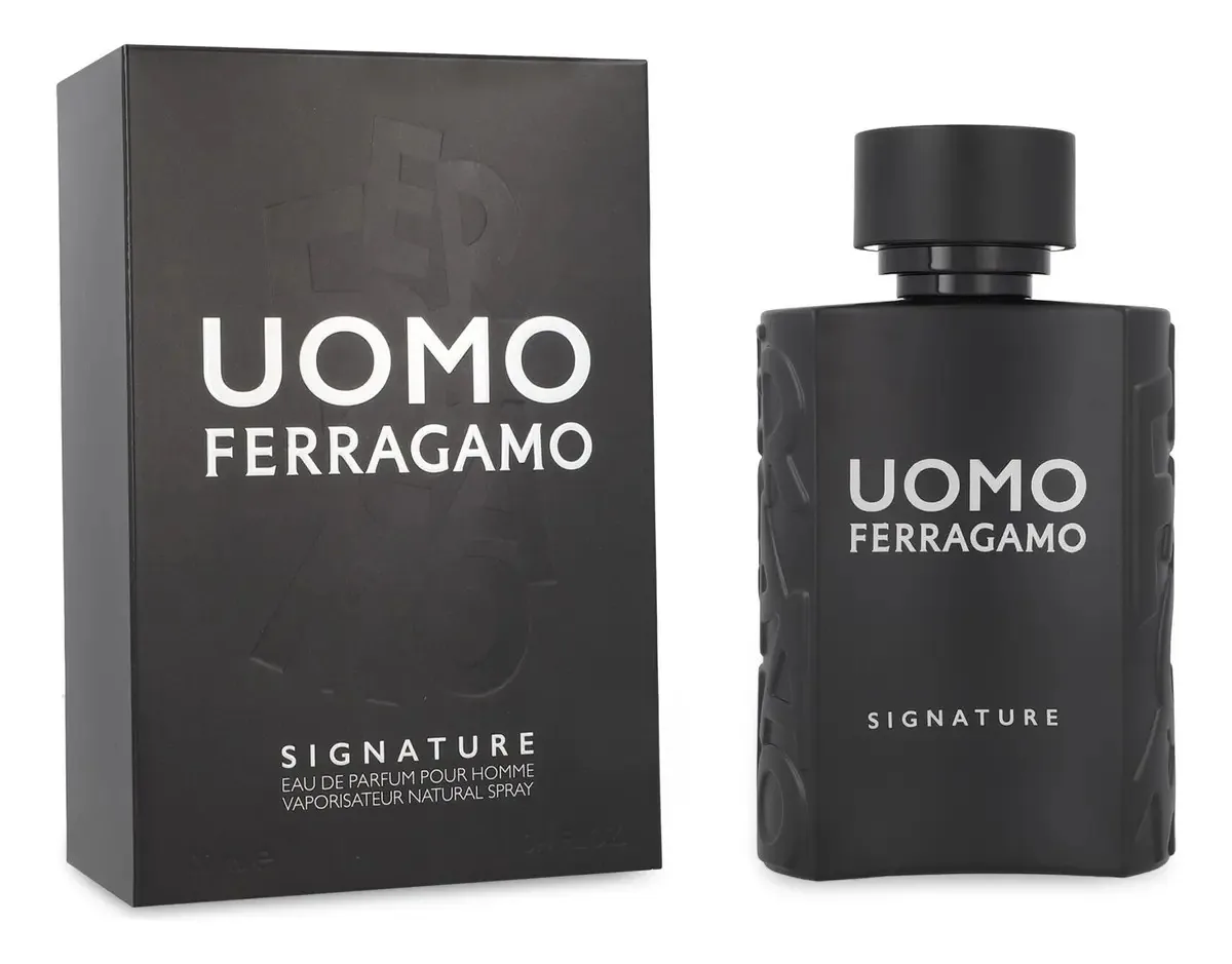 Spray EDP masculino Salvatore Ferragamo, assinatura masculina para homens, 100ml