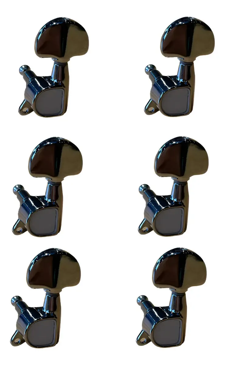 Soquete de plugue Shimura 233g D3 para eletricidade acústica 3+3 - cromada