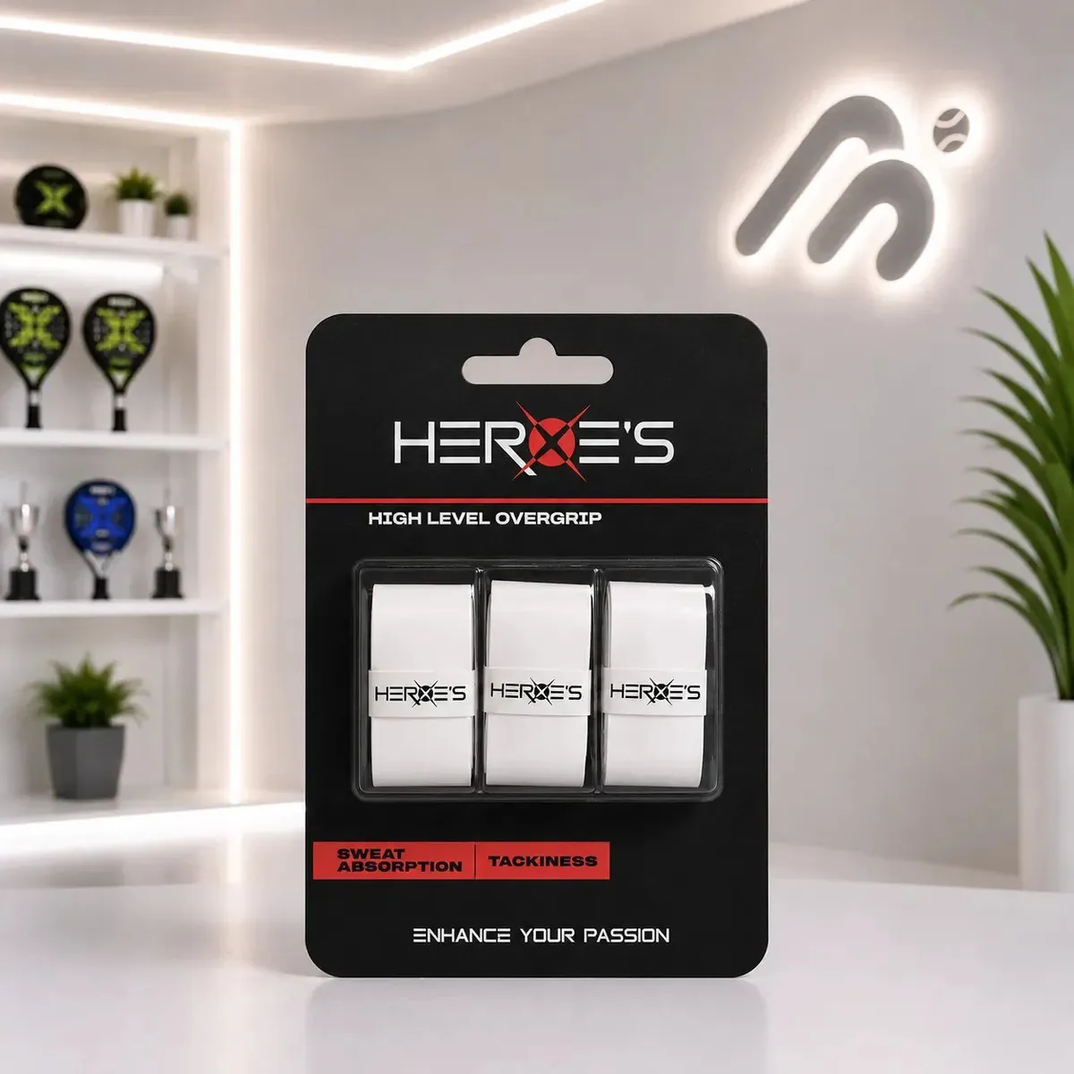 Grip Heroes High Level Overgrip Branco