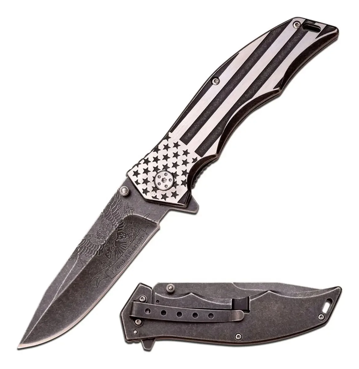 Faca assistida Mtech Usa Xtreme Spring 5, banda fechada
