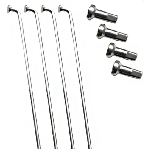 Raio Para Bike Inox 195mm X 2mm - Jogo Com 36 Raios