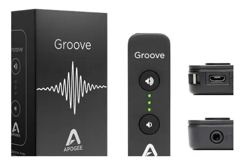 Interface de áudio Groove Apogee, cor preta