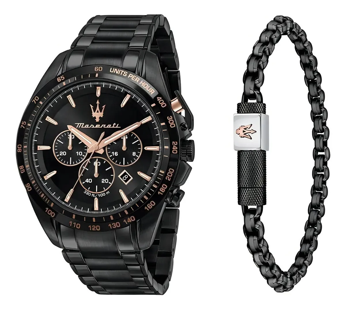 Conjunto de relógios e pulseiras masculinos Maserati R8873612050 Traguardo