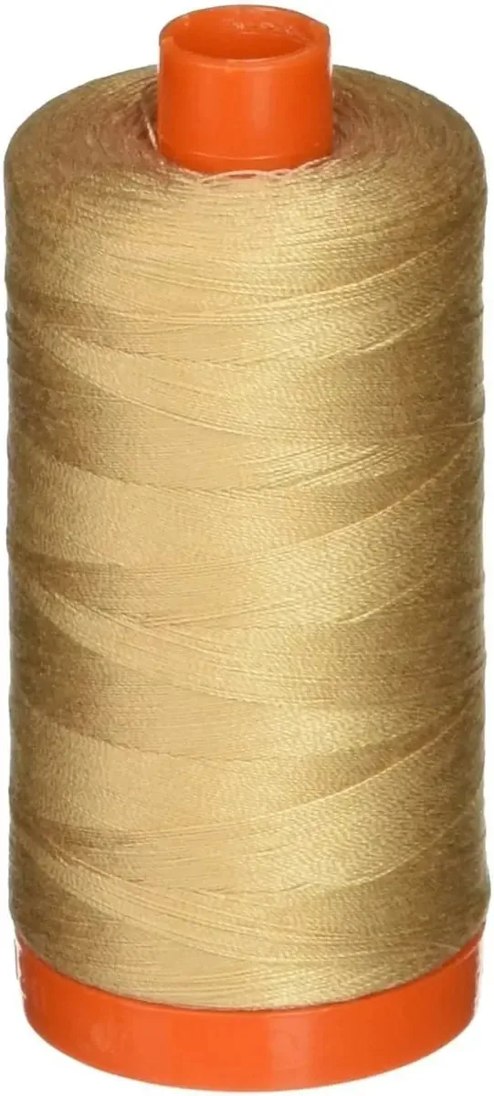 Aurifil A1050 - 2314 Mako Thread, algodão sólido, 50 pés, 1422 jardas