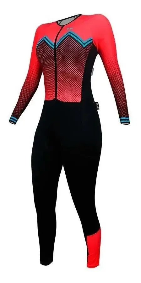Macacão Ciclismo Feminino Sportxtreme Comfort Coralis