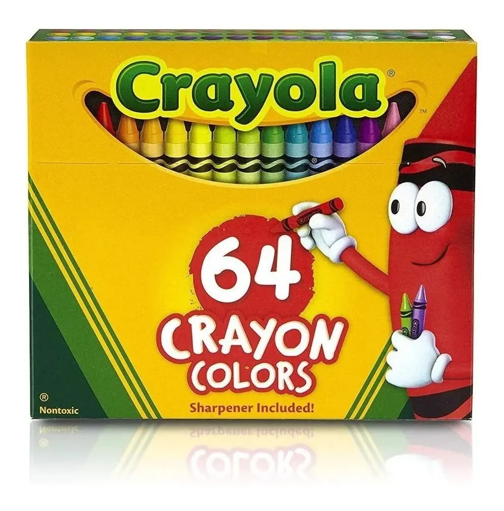 Giz De Cera 64 Cores Crayola - E