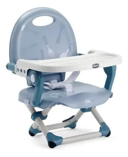 Cadeira Alimentaçao Pocket Snack Blue Sky Chicco 407934059