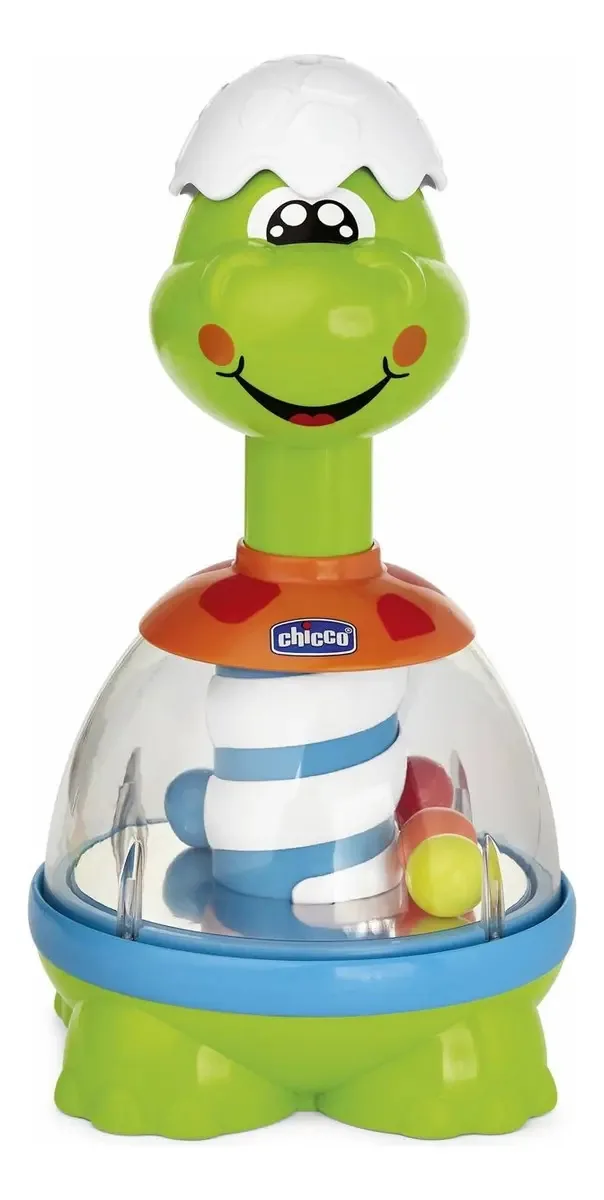 Brinquedo para bebês Chicco Spin Dino com melodias