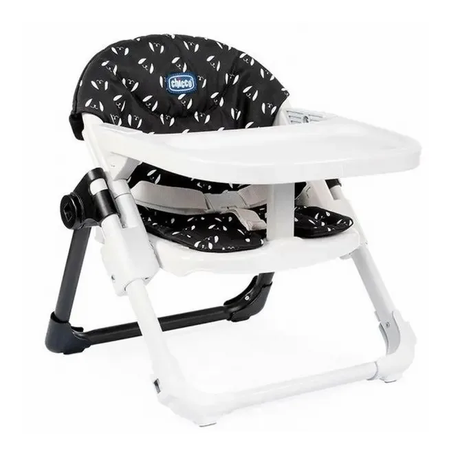 Assento Elevatório Alimentação Bebê Chairy Dog Chicco Full Cor Preto Cachorro