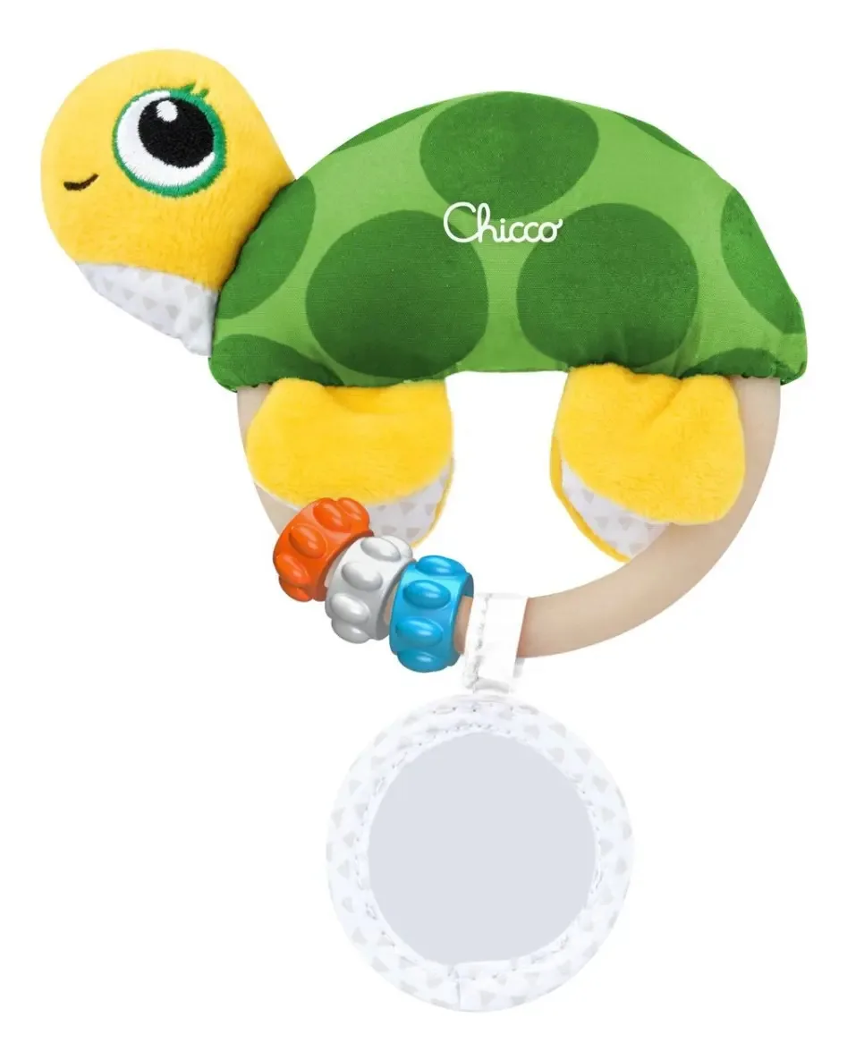 Baby Rattle Plush Rattle Chicco Turtle 0m