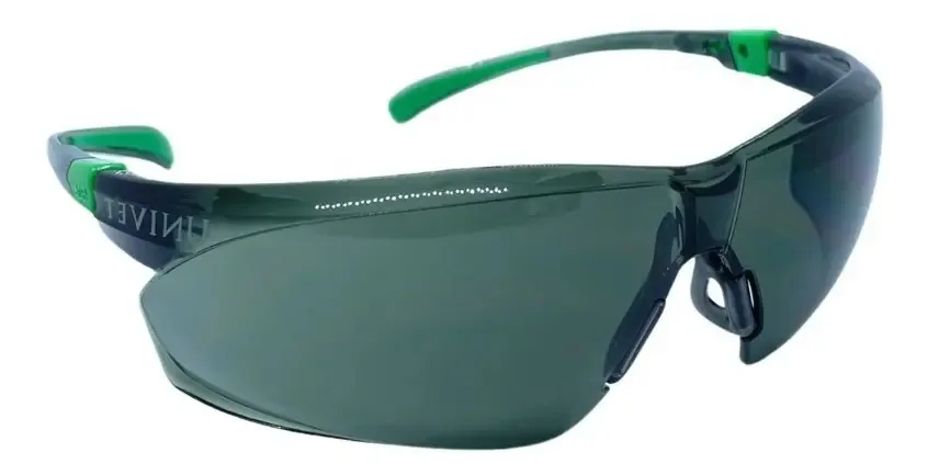 Óculos Esportivos Univet Proteção UV 400 Preto e Verde Ciclismo Corrida