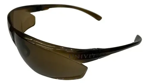 Óculos Ciclismo Esportivo Airsoft Marrom Proteção Uv Univet