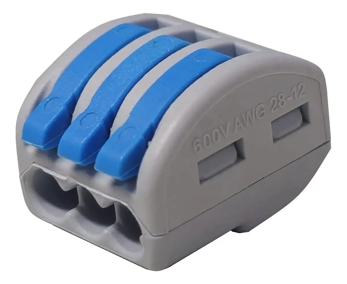 Conector isolado de 3 saídas Springbox Bag 5u