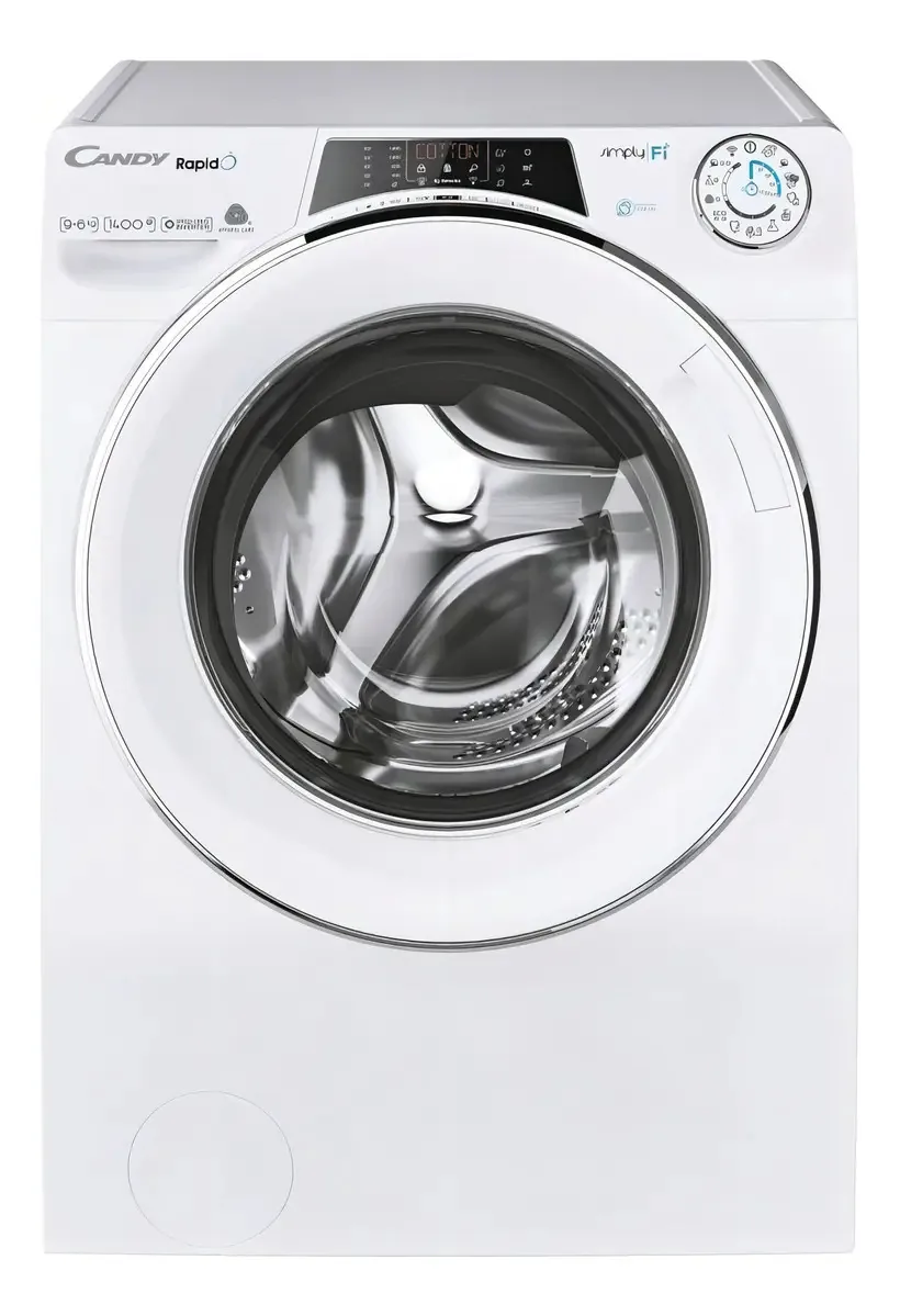 Inversor Candy RapidÓ ROW4966DWMCE/1-S branco 9 kg máquina de lavar e secar roupa automática