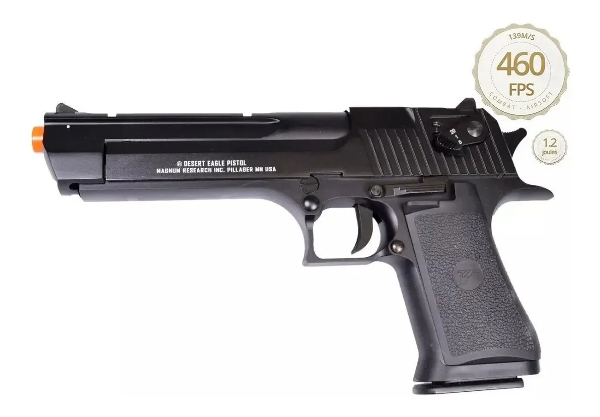Desert Eagle Cybergun Full Metal Gbb Gás 6 Mm