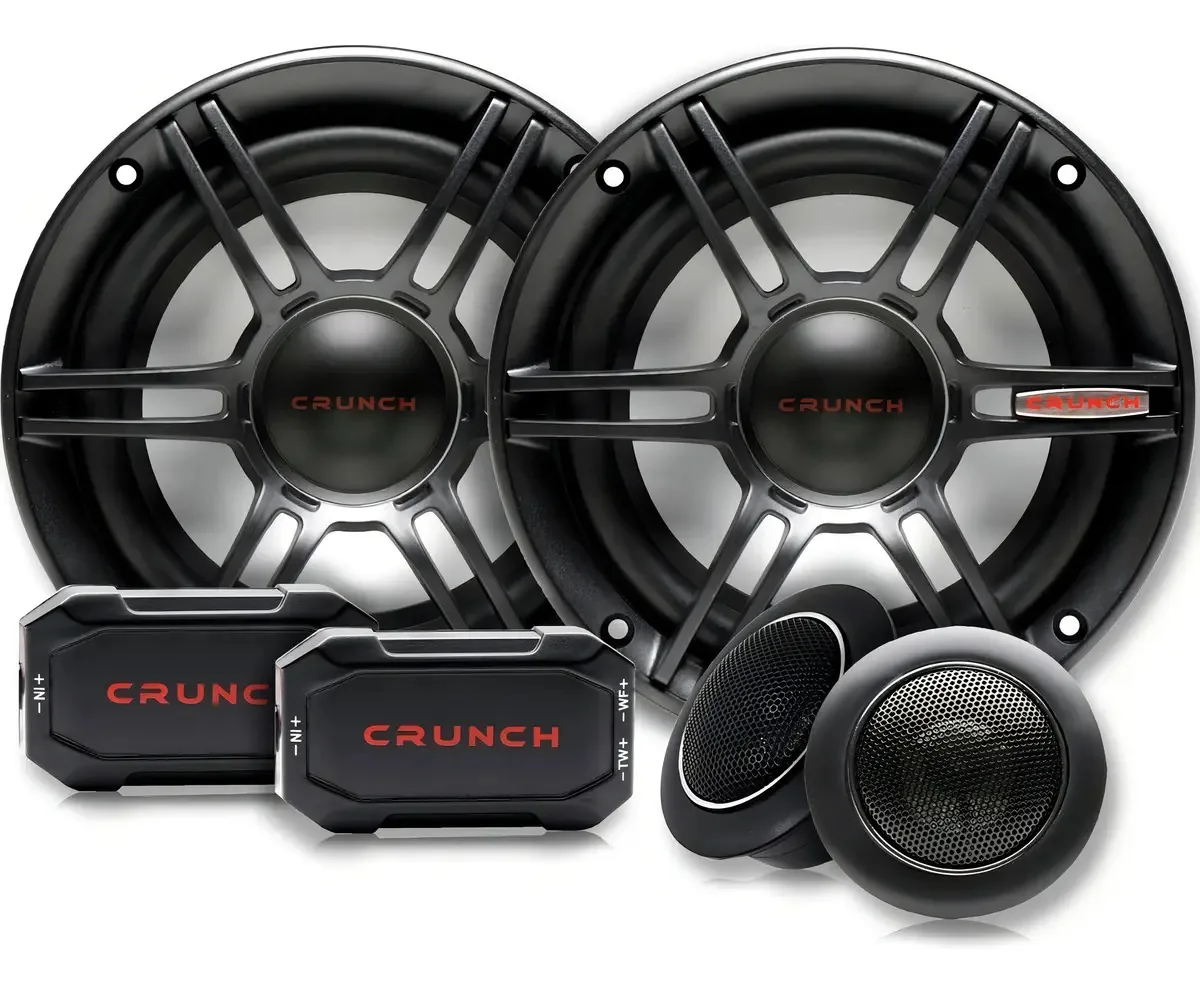 Conjunto de mídia Crunch CS65c 300w Max de 6,5"